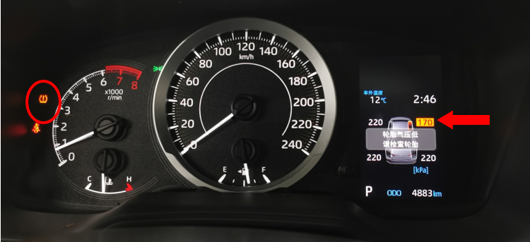 胎壓警告燈突然點(diǎn)亮，怎么辦？